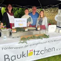 Der Stand des Fördervereins Bauklötzchen